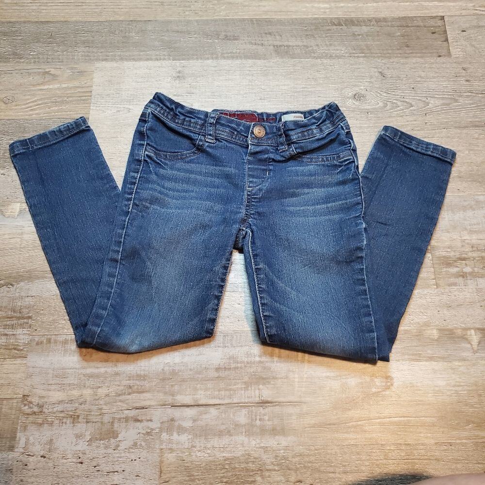 Arizona jean company 6x girls denim jeggings